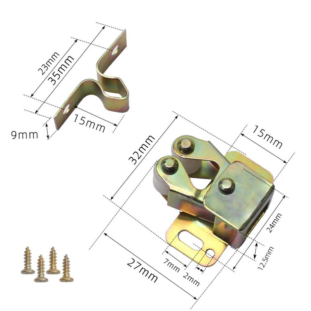 Antique Copper Color Magnet Cabinet Catches Magnetic Catch Free Screws Door Stop Roller Mechanism Buffer System