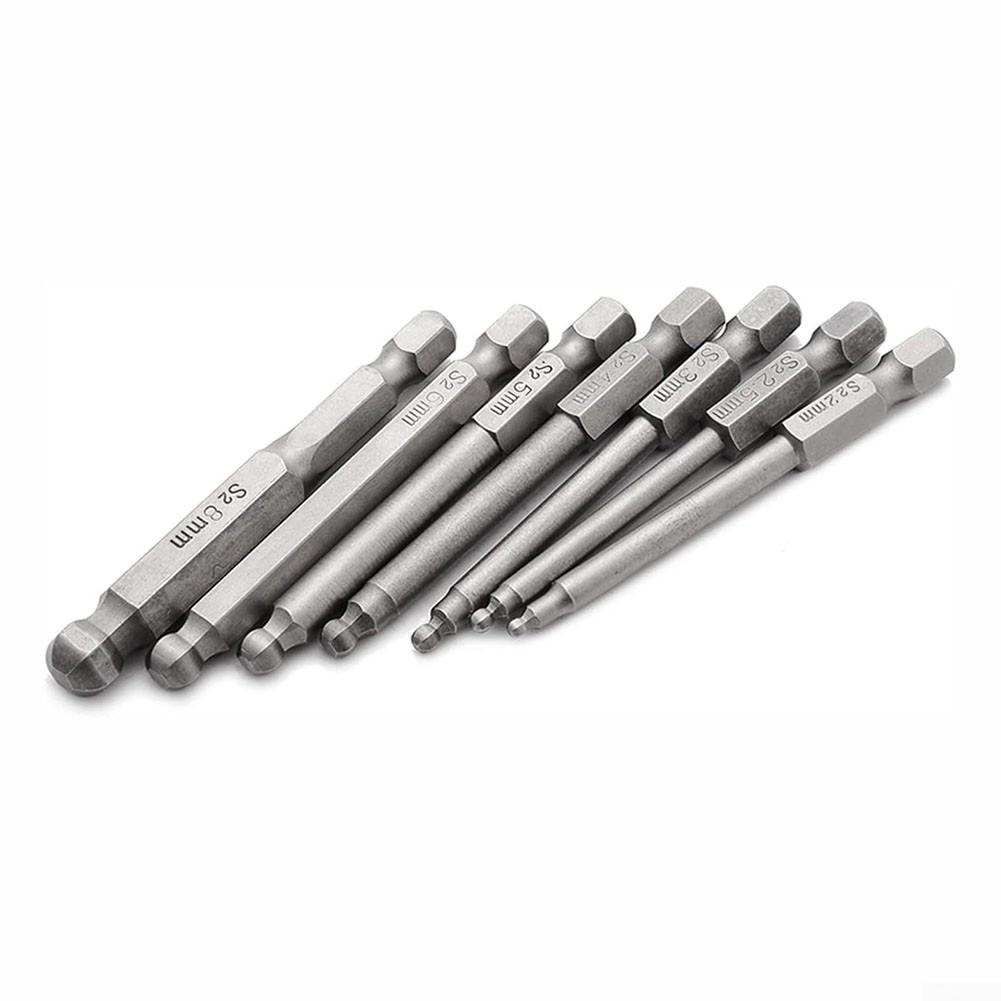 1pc 65mm Hex Screwdriver Bit Alloy Steel End Hexagon