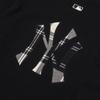 MLB Base Logo Sweatshirts Unisex Black Crew Neck Moderate Regular 3AMTC0114-50BKS