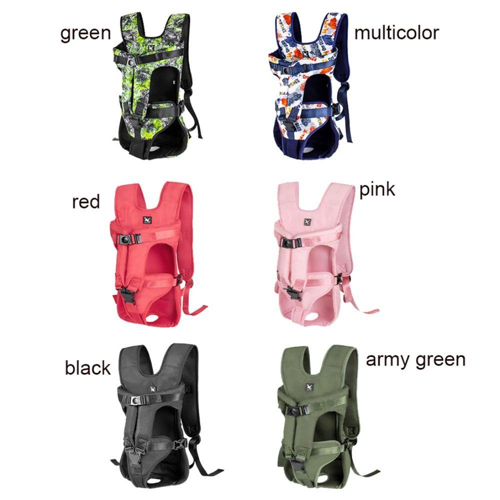 Adjustable Dog Carrier Backpacks Hands Free Dog Outgoing Bag Practical Pet Front Backpacks  Spring