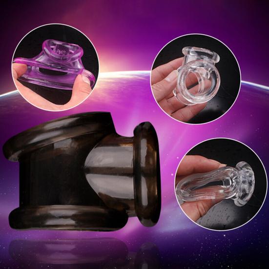 Měkký TPE Muži Zpoždění ejakulace Silný Climax Penisový kroužek Zámek penisu Sexuální hračka pro dospělé