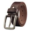 Belt Men'S Leather Pin Buckle First Layer Real Cowhide Retro Men'S Belt Youth Handmade Versatile Casual Jeans Belt