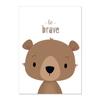 Cute Cartoon Animal Bear Panda Wall Art Canvas Painting Nursery Posters And Prints Wall Pictures Baby Kids Room Décor No Frame