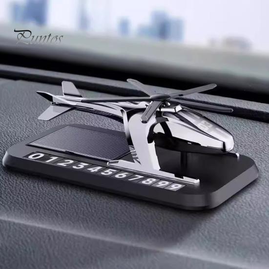 Energia słoneczna obrotowy aromaterapeutyczny odświeżacz powietrza do samochodu z numerem telefonu w kształcie helikoptera dyfuzor olejków eterycznych dekoracja wnętrz