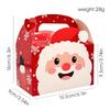 Christmas series portable candy box square portable gift box Christmas hand cake box