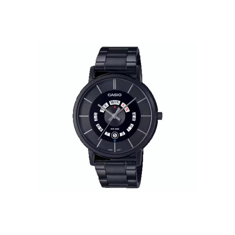 CASIO Men Standard Series 41mm Black Watch MTP-B135B-1AV MTP-B135B-1AV Black Strap