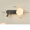 Modern Minimalist Wall Lamp Black/White Living Room Sofa Background Wall Decorative Lamp Luxury Bedroom Bedside Reading Light