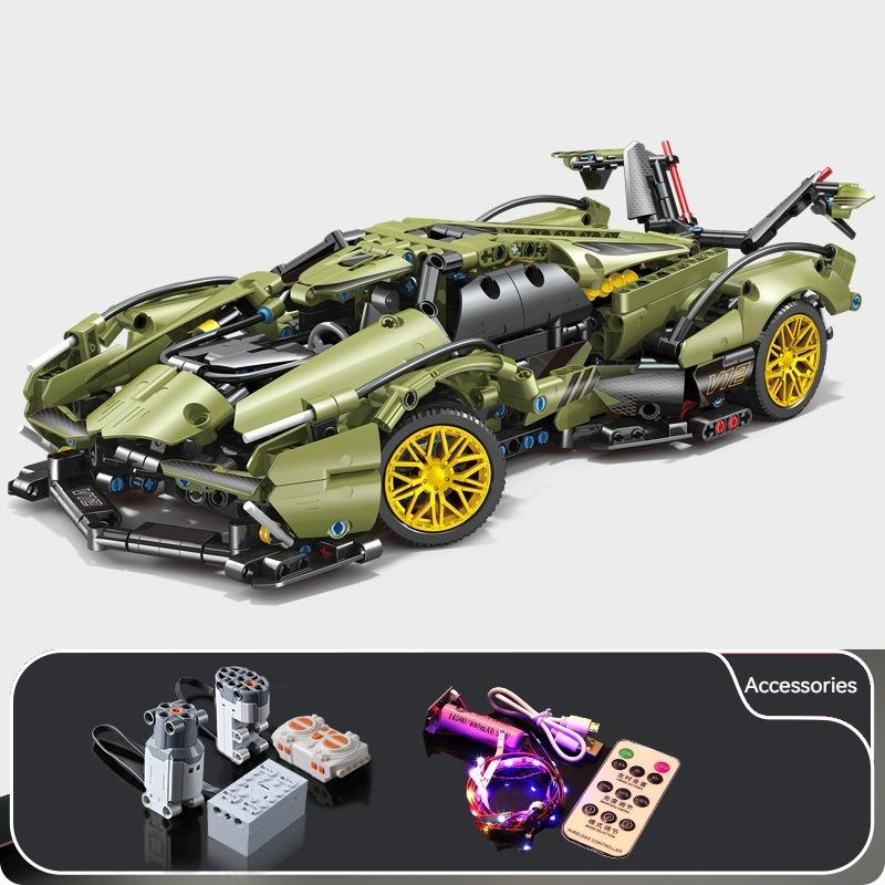 Technical Building Blocks 1400PCS Model Racing Sport Car City Mechanical Speed Vehicle Supercar Brick Puzzle Toys Kid Adult Gift