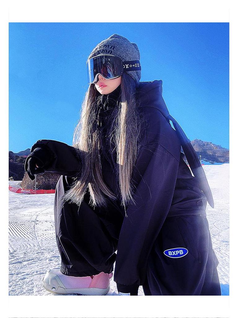 Ice Degree Rabbit Ear Ski Jacket: Women's & Men's Windproof, Waterproof, Warm Ski Sweatshirt for Snowboarding & Skiing