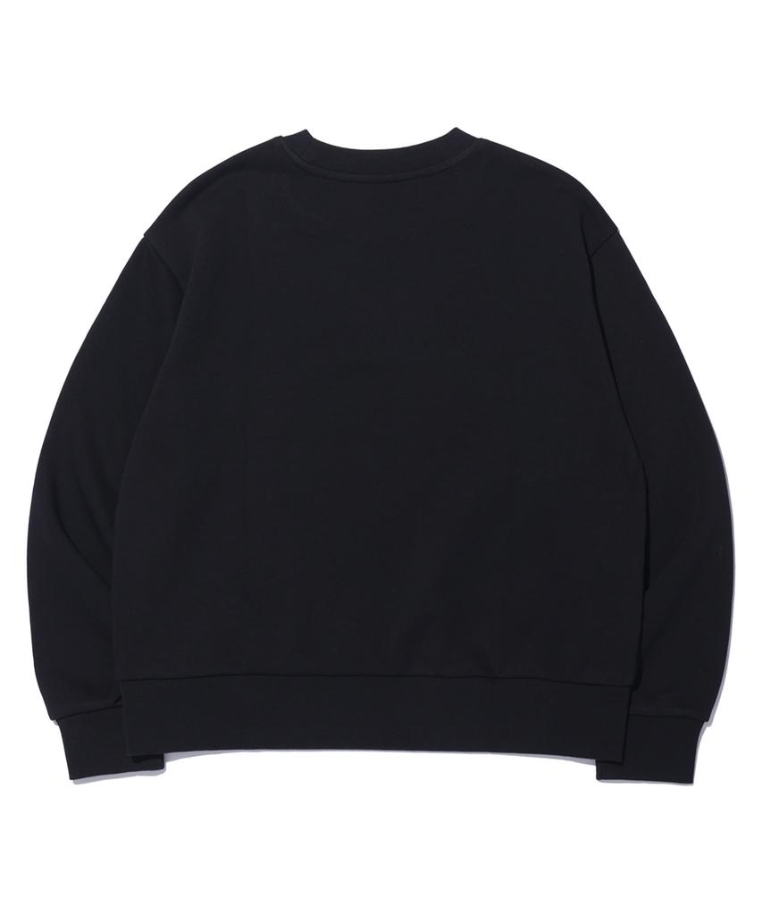 DISTN9NE Retro Logo Sweatshirt Lp3Tf615_Black