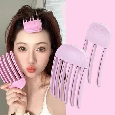 Pince à Cheveux Moelleuse Pinces à Boucler pour Franges Pinces à Cheveux Femmes Pinces Fixe Forme Bouclée