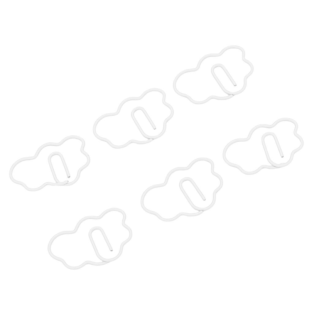 100 Pcs   Shaped Paper Clips Cute Fun Decorative Iron Bookmarks Planner Clips with Transparent Box for Study Work