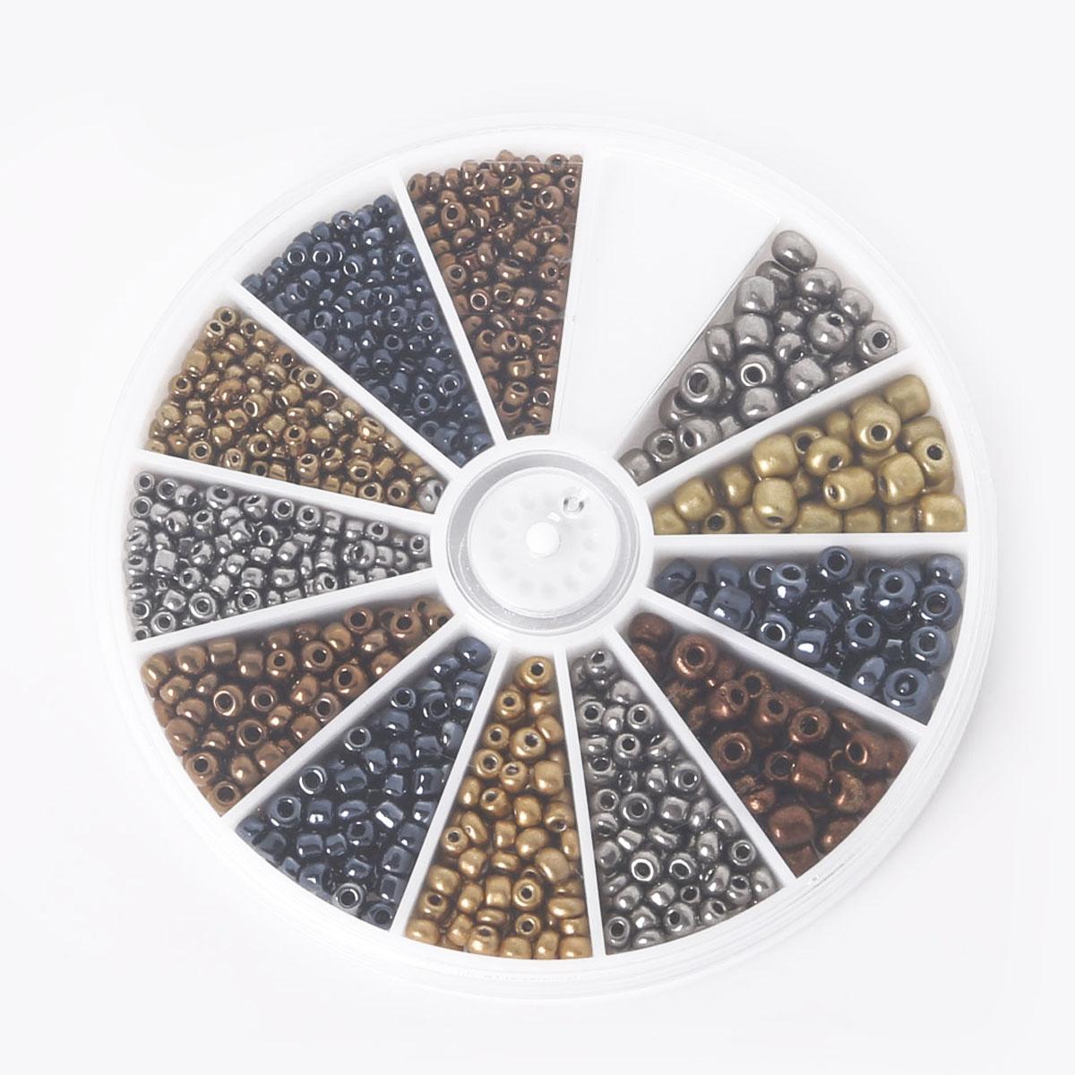 

600-2800 шт. набор бисера, круглые свободные бусины-разделители для DIY браслета, ожерелья, аксессуары для изготовления ювелирных изделий 2mm&3mm&4mm 600pcs