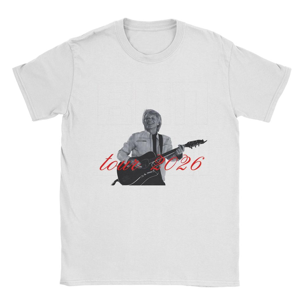 Bons Jovis Tour 2026 Tee Shirt for Men Women Print T Shirts Cotton Clothes