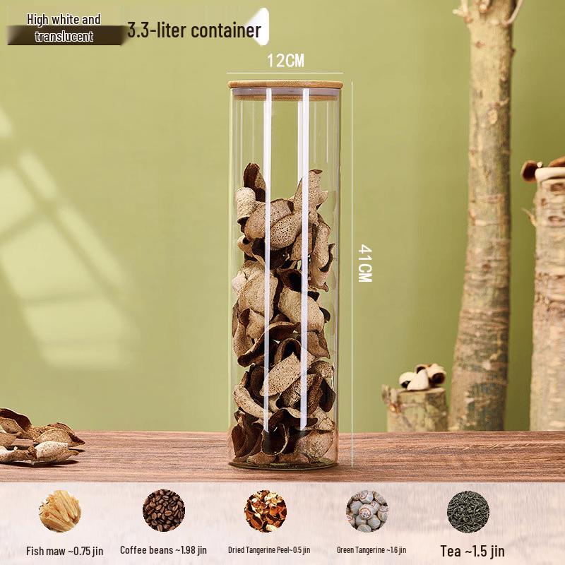 Anditai Large Capacity Glass Storage Jar