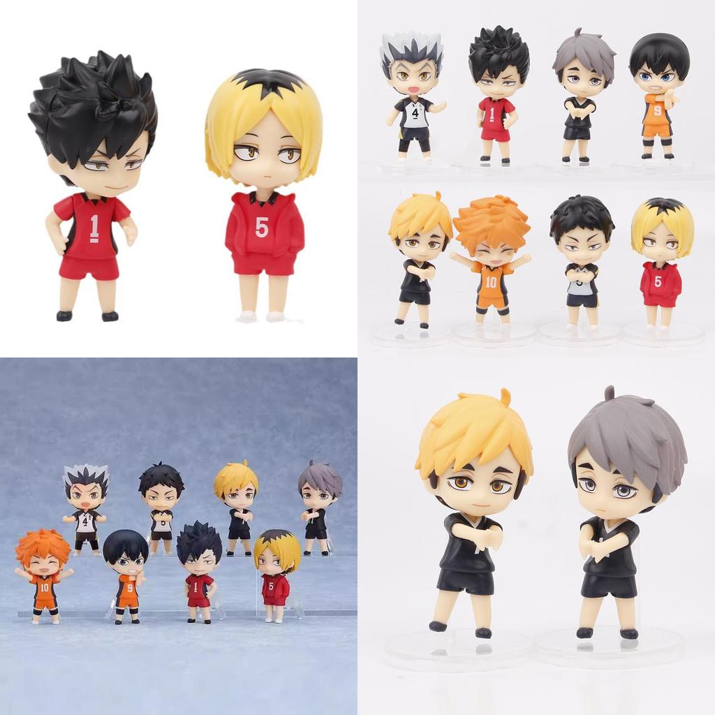 Playful Shoyo Hinata Anime Doll Set With 8 Stylish Volleyball Boy Collectible Toys