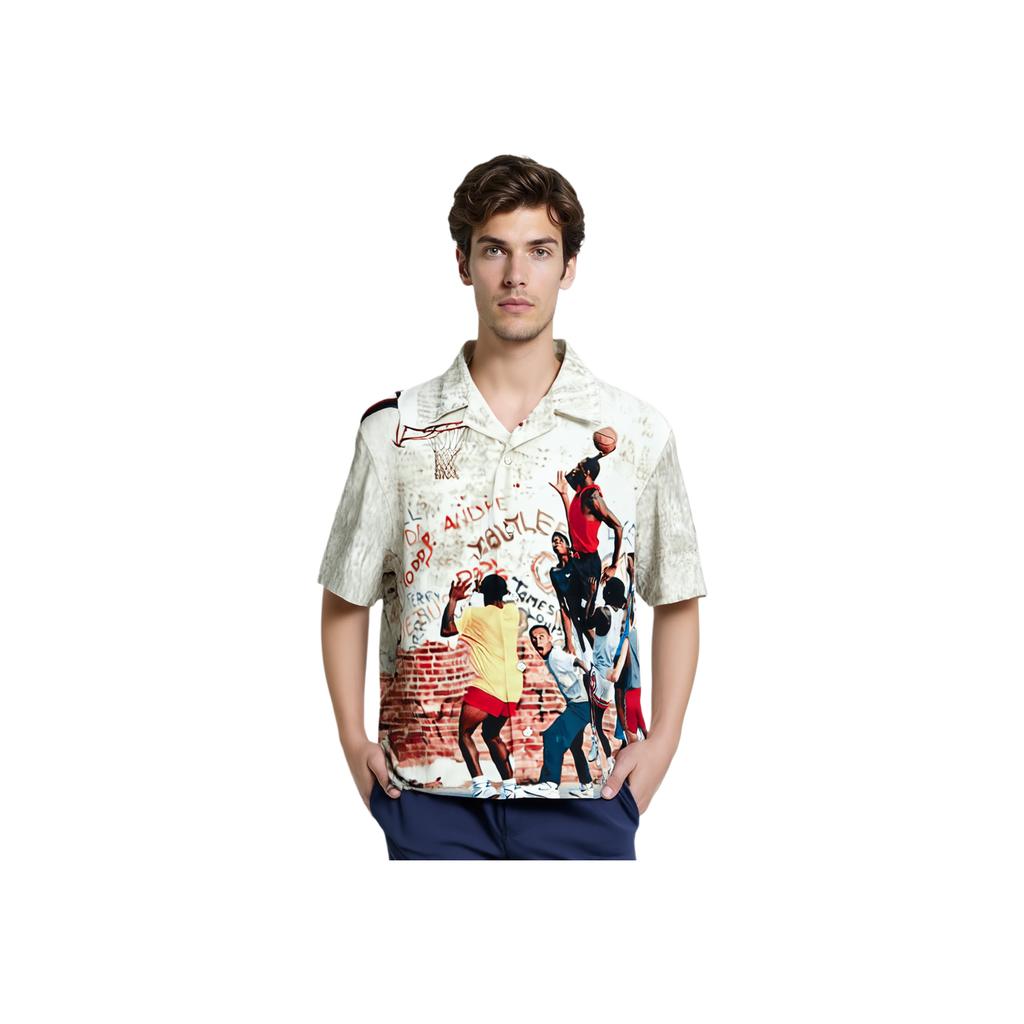 Jordan Sportlich Lässiges Poloshirt Herren Hemden Weiß HF9348133