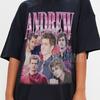 T-shirt Anni '90 ANDREW GARFIELD - Magliette Bootleg Andrew Garfield, Regali per Fan di Andrew Garfield, Maglietta Vintage Retro Andrew Garfield, Maglietta per Bambini Fan