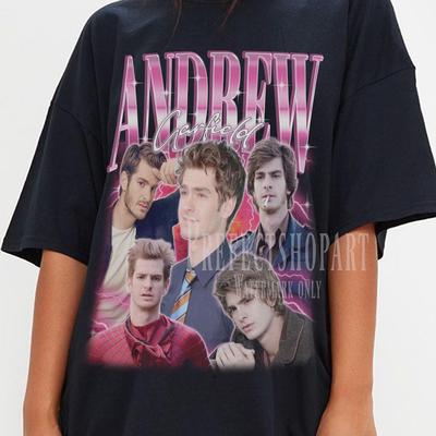 ANDREW GARFIELD 90's T-shirt - Andrew Garfield Bootleg Tees, Andrew Garfield Fans Gifts, Andrew Garfield Vintage Retro Shirt, Fans Kids Tee