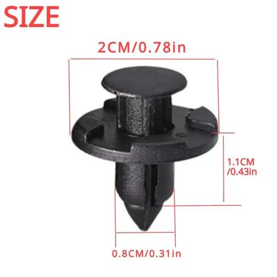 10Pcs For Nissan Qashqai J11 J10 2007 - 2017 Note X-Trail T32 Sentra Bonnet Wheel Arch Lining Facia Splash Guard Clips Rivet