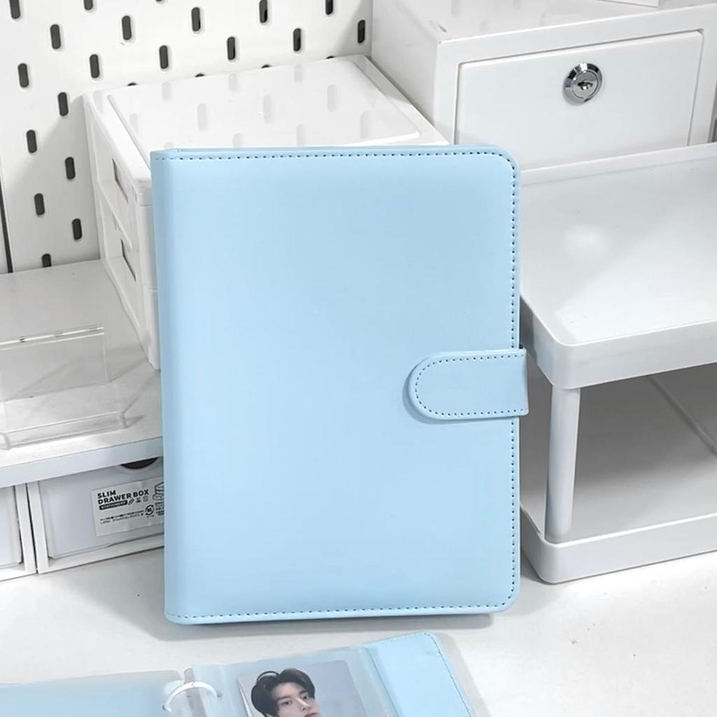 A5 Kpop Idol Binder Photocard Holder PU Photo Album Photocards Collect Book Card Storage Kawaii Stationery