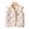 Chaleco de Forro Polar de Doble Cara a la Moda para Niños - Chaqueta Cálida sin Mangas para Niños y Niñas