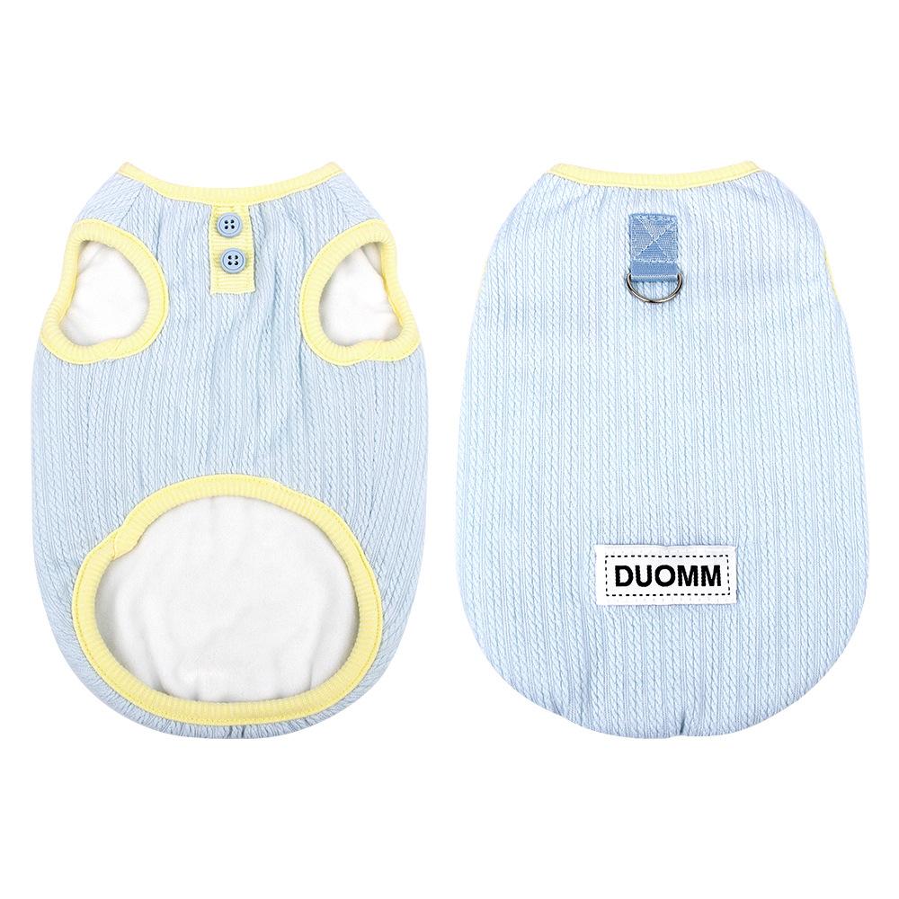 New cat clothes fake two plush sweater cat clothes autumn and winter warm windproof vest pet clothes