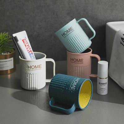 T Harfi EV Yaratıcı Saplı Diş Fırçası Bardağı - Çiftler ve Çocuklar için Basit Tasarım