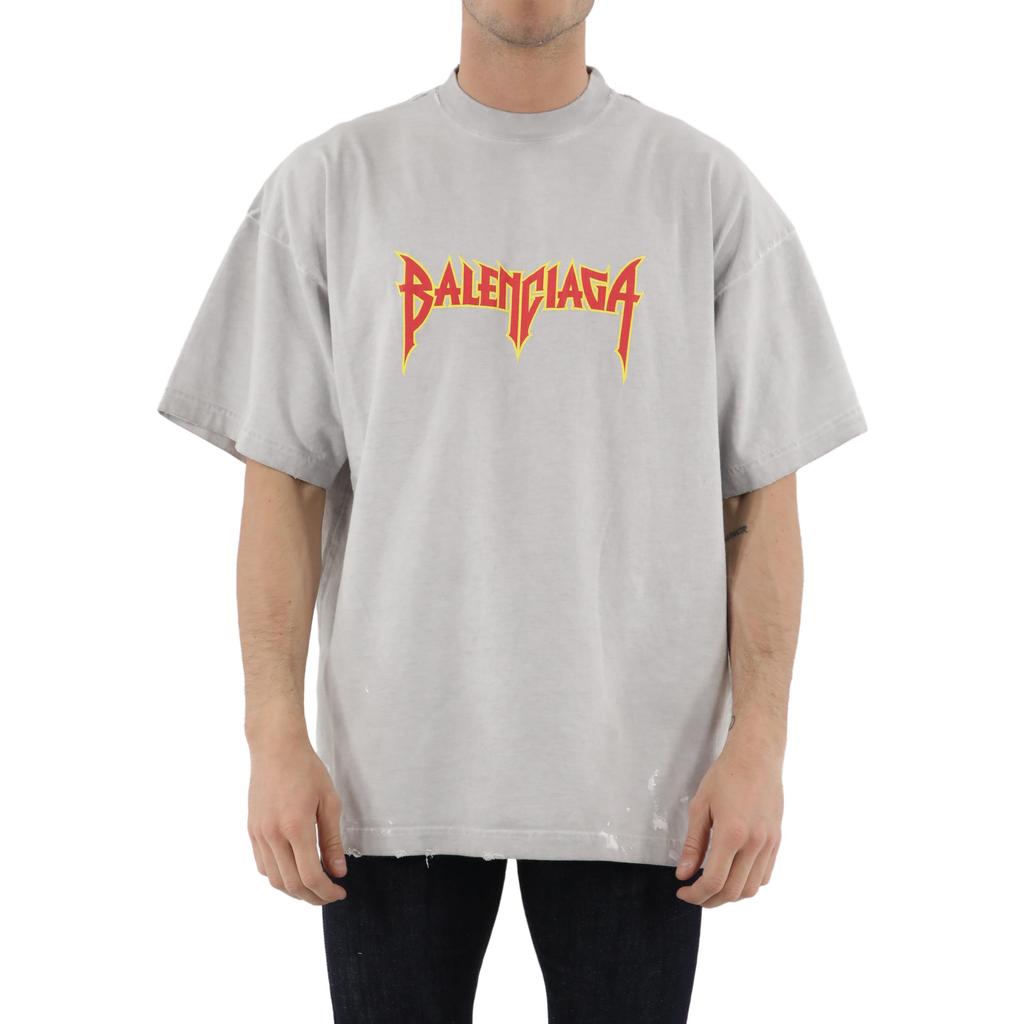 Balenciaga Metal Vintage Oversized T Shirt 694576TMV880901