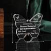 Butterfly Memorial Plaque - Sympathy Gifts for Loss of Loved One, Bereavement & Condolence Keepsake, Nurseries, Home Desk Living Room Acrylic Decorat