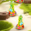 Electric Caterpillar Saxophone Toys with Music and Light Automatic Obstacle Avoidance Dancing Toy Birthday Gifts for Boys Girls