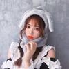 Merni cute rabbit ears lovely fur hat with earflaps