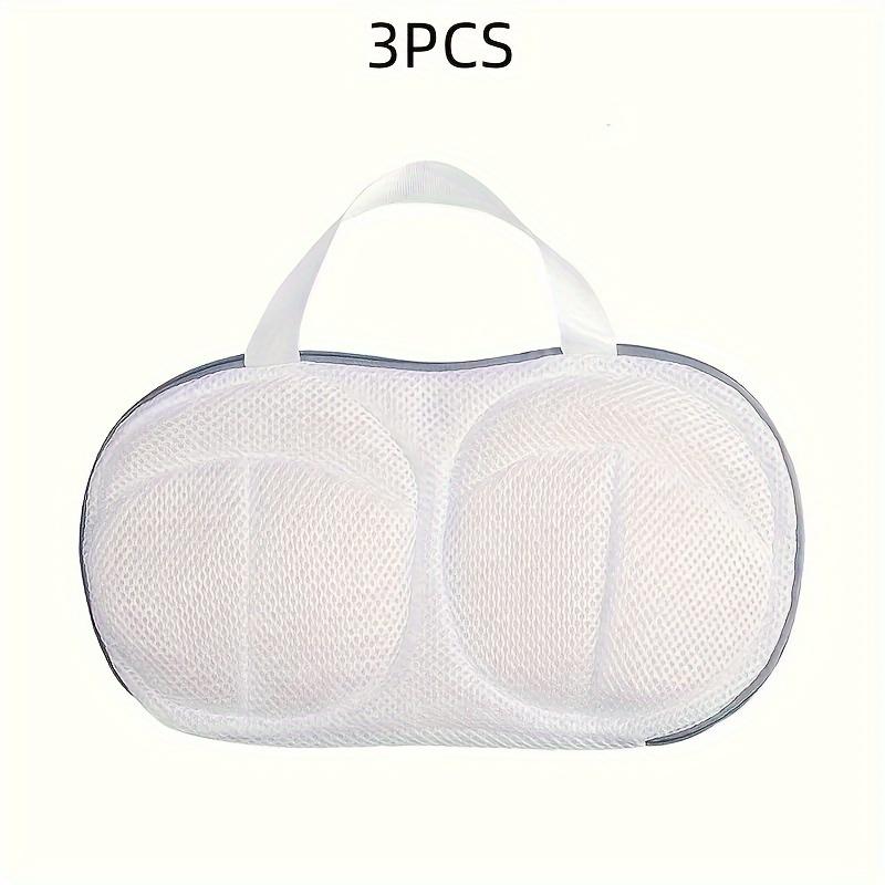 3pcs Bra Washing Bags - Large, Anti-Deformation, Delicate Laundry Bags for Washing Machines | Gray, Blue