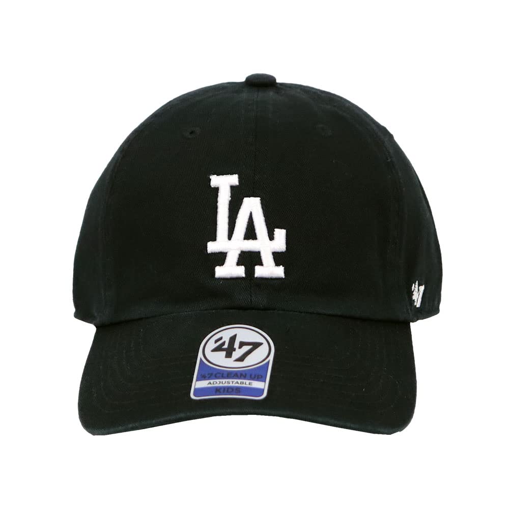 47 Major League Baseball Low Profile Baseball Boys Los Angeles Black [47] Kids' Cap, Logo, Cap, Cap, & Girls, Brand Dodgers, [Item]