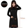 Custom Unisex Waterproof Canvas Waist Apron - Simple, Fashionable Workwear for Catering