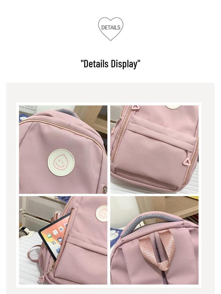 Trendiger vielseitiger Rucksack im koreanischen Stil für Studenten und Reisen - Großes Fassungsvermögen, lässig, Unisex-Design