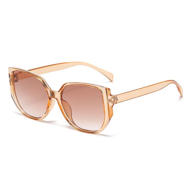 Women's Large Frame Sunglasses: Chic UV Protection, Face Slimming Effect, Multiple Colors Available