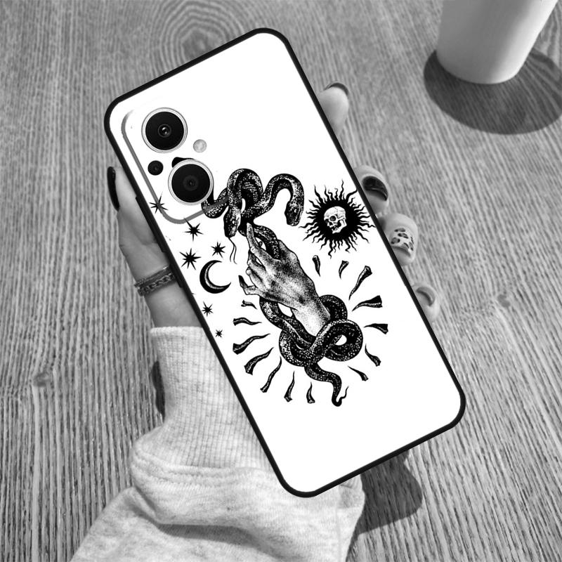 Hand Schlange Hülle Für OPPO Reno 14 F 10 11 12 13 Pro 13F 12F 11F 7 8 Lite OPPO Find X6 X5 X8 X9 Pro Hülle