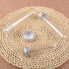 30ml/40ml/100ml Transparent Cylindrical Plastic Test Tube Mask Powder Bottles Bath Salts Candy Storage Bottle Fire Extinguisher Bottles