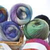 100%Cashmere Pure Wool Yarn Anti-Pilling Anti-Bacteria Space-Dyed Multicolor Yarn for Hand Knitting Sweaters Shawl 50g