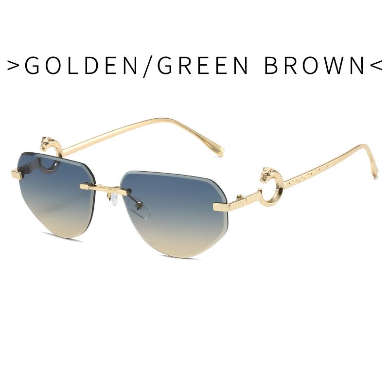 Vintage Rimless Sunglasses  Women Gradient Sunglasses Summer Shades Fashion UV400 Frameless SunGlasses Ladies Eyeglasses