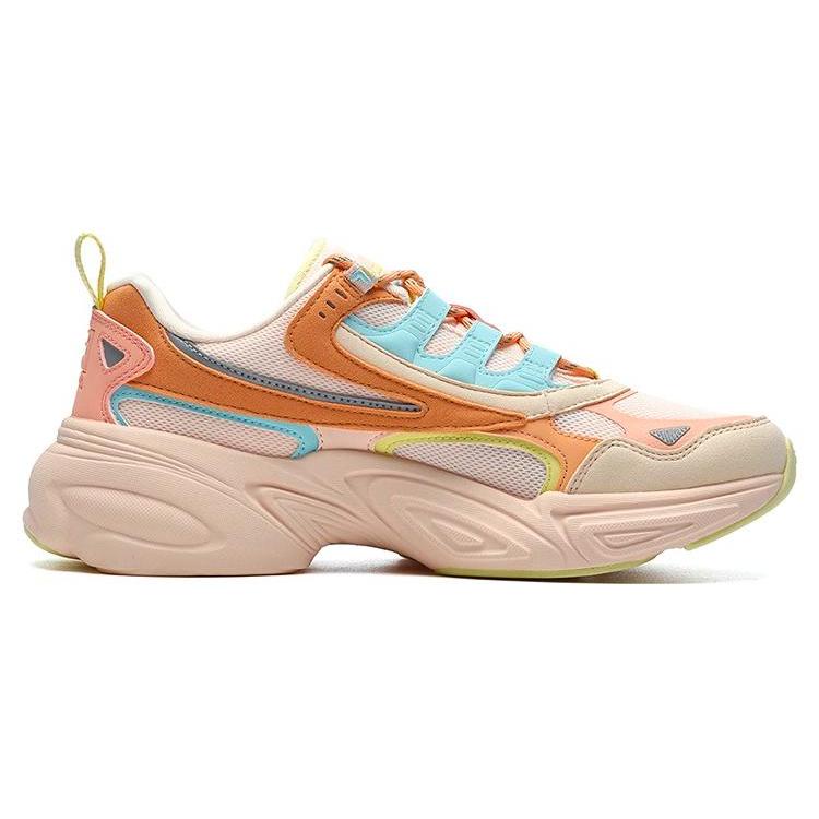 New FILA Cube Low Top Casual Shoes Women's Soft Pink F12W216130FSA