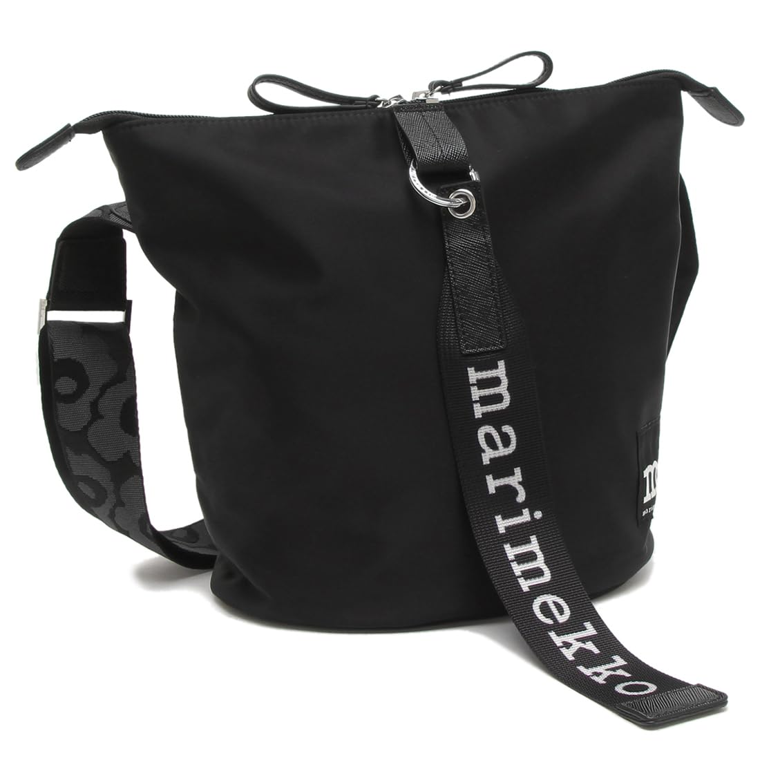 

Marimekko Carryall Shoulder Floral 091923 009 Bag, Print, Black, Women s, [Item] чёрный