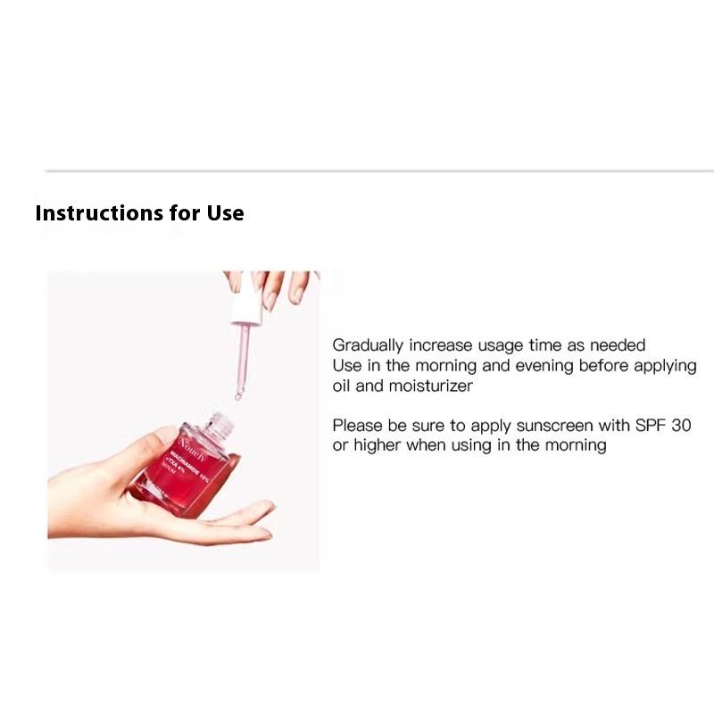 10% Niacinamid + 4% Hyaluronsäure Gesichtsessenz Ceramid, Vitamin B12