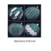 4 Pieces Christmas Ball Ornaments Tree Hanging Reusable DIY Gift Xmas Decor for