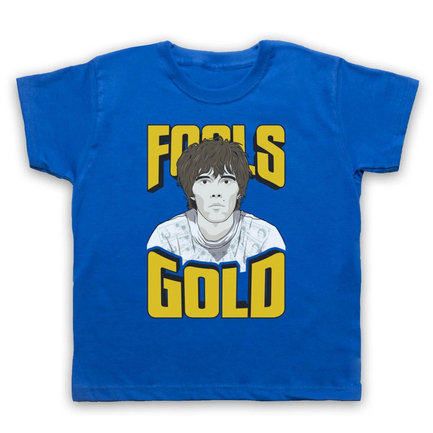 FOOLS GOLD THE ROSES MADCHESTER ROCK UNOFFICIAL ANTHEM KIDS CHILDS T-shirt 140