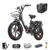 BURCHDA U8 1500W Fat Tire Electric Bike, 48V 31.5Ah Long Range Step-Thru E-Bike for City Commute & Off-Road