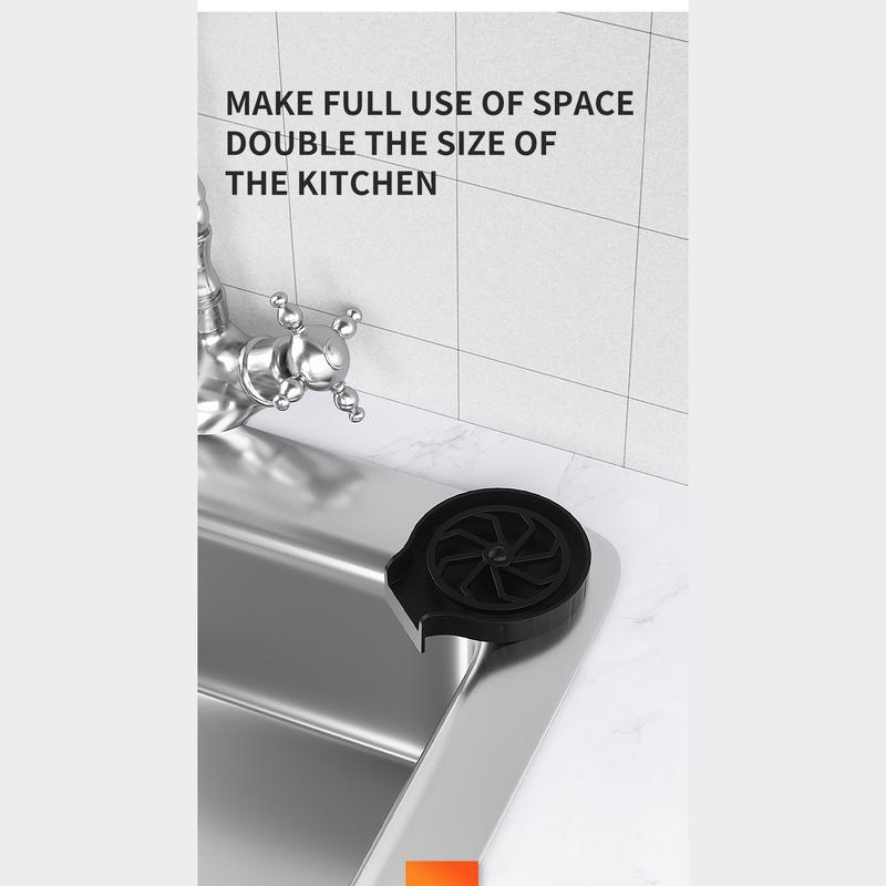 Kitchen Sink Rinser Automatic Press Cup Washer Embedded Universal Tap Press Cleaner