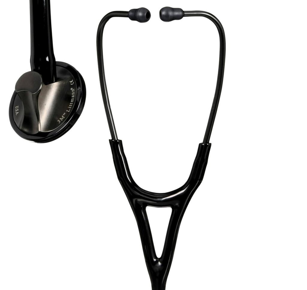 3M Master Cardiology Smoked 2176 Littmann™ Stethoscope, Black, Finish,