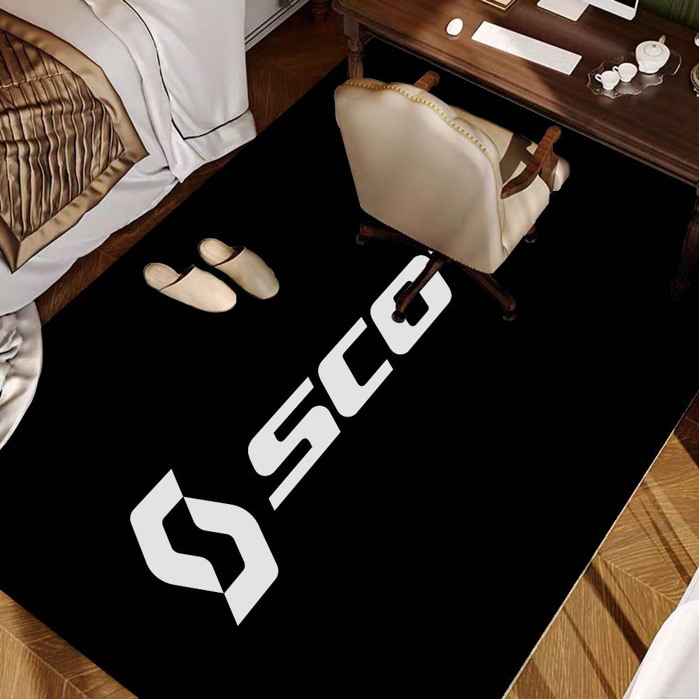 S-ScottS Bike Logo Floor Mat Retro Multiple Choice Living Room Kitchen Rug Non-Slip Modern Home Decor